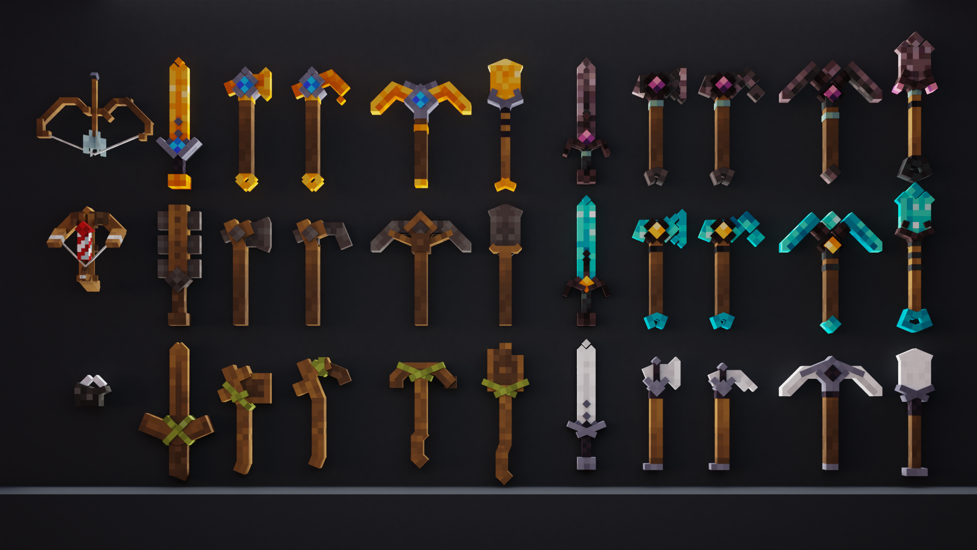 Aesthetic Tools And Weapons Screenshots Minecraft Resource Packs Curseforge 7810