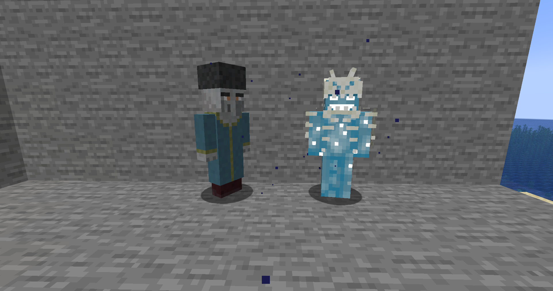 the ice monk and ice wisp