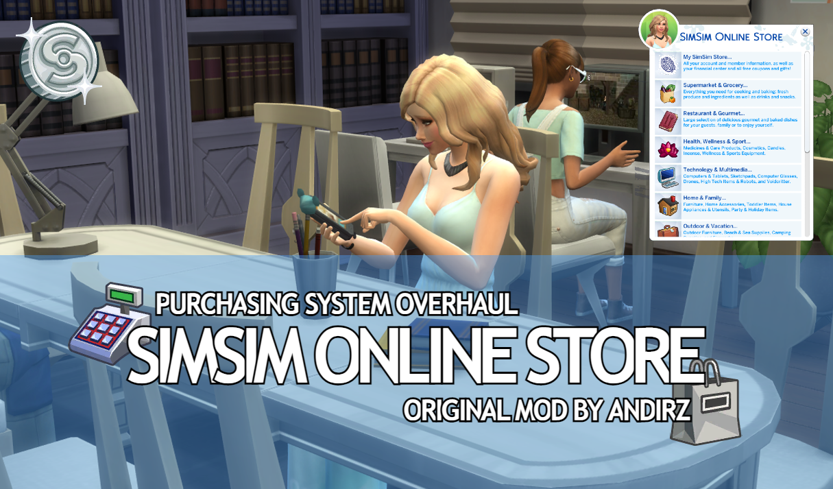 SimSim Online Store - The Sims 4 Mods - CurseForge