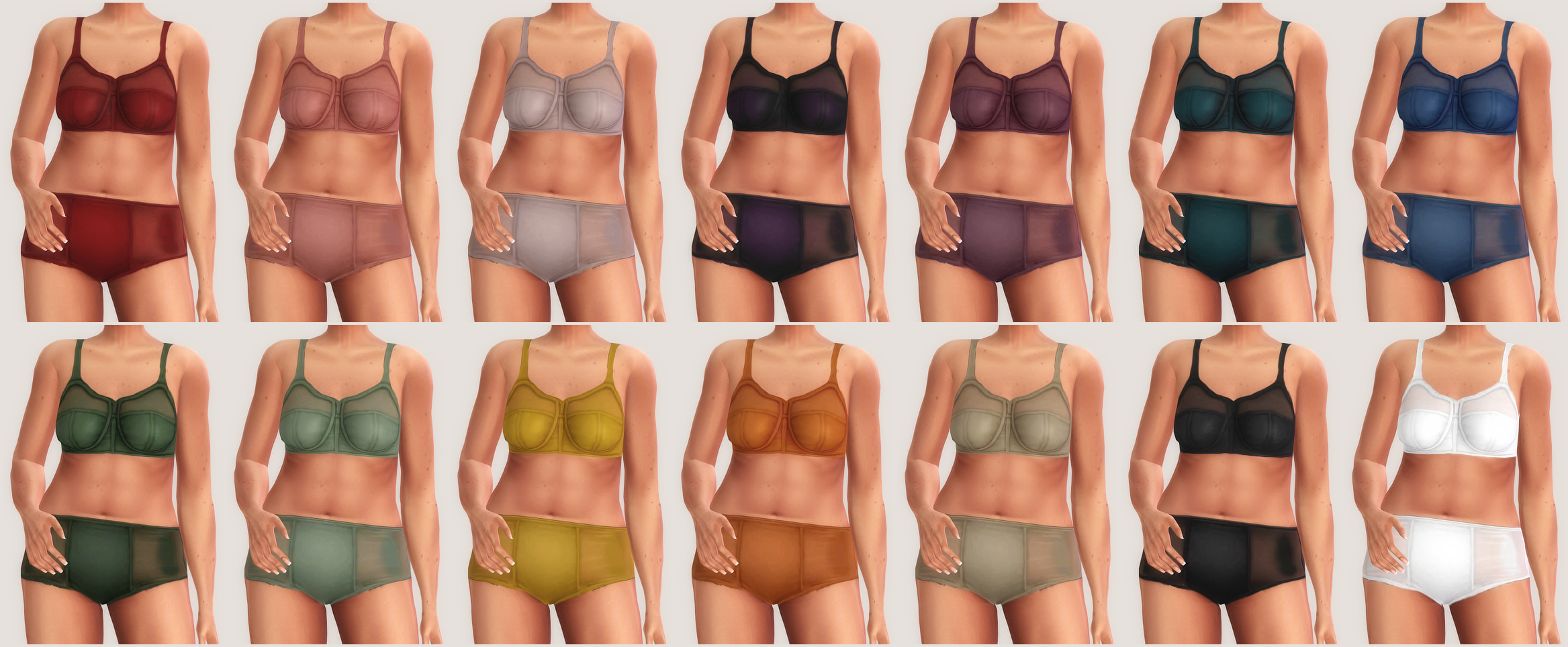 Mod The Sims - Underwear for Grandma