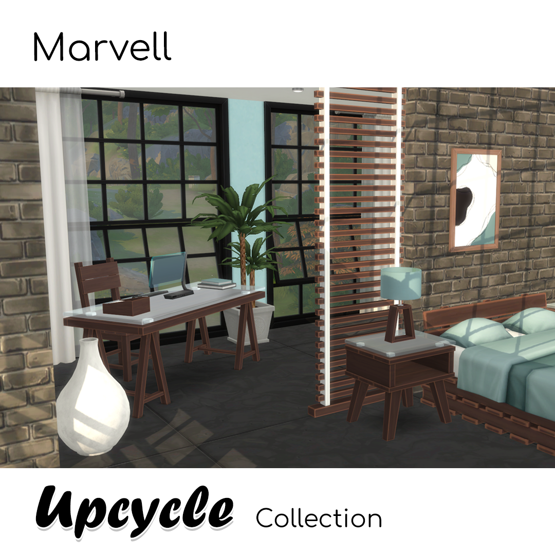 Upcycle Collection by Marvell The Sims 4 Build / Buy