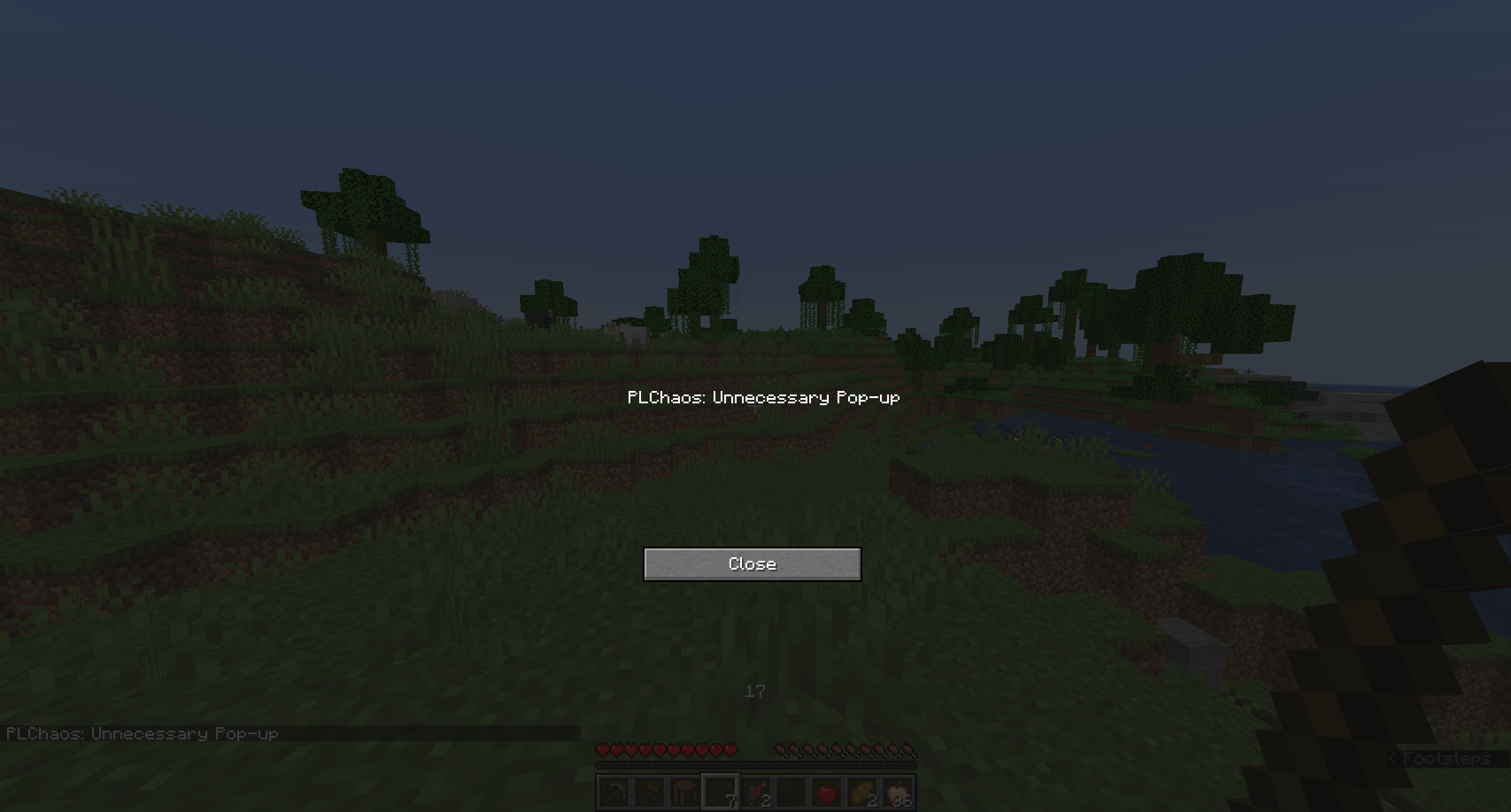 This pop-up can show up. You need to close it with the "Close" button, or by pressing the Escape key on your keyboard.