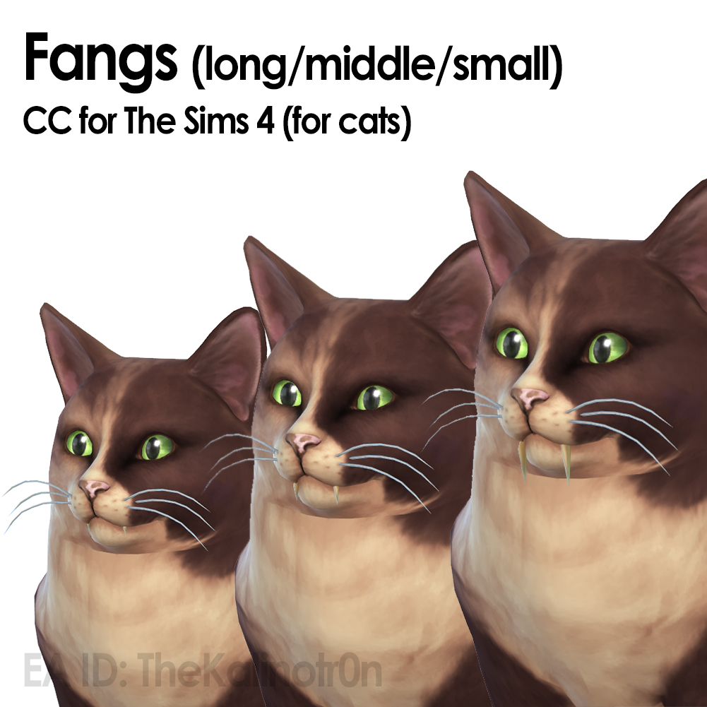 Fangs cats