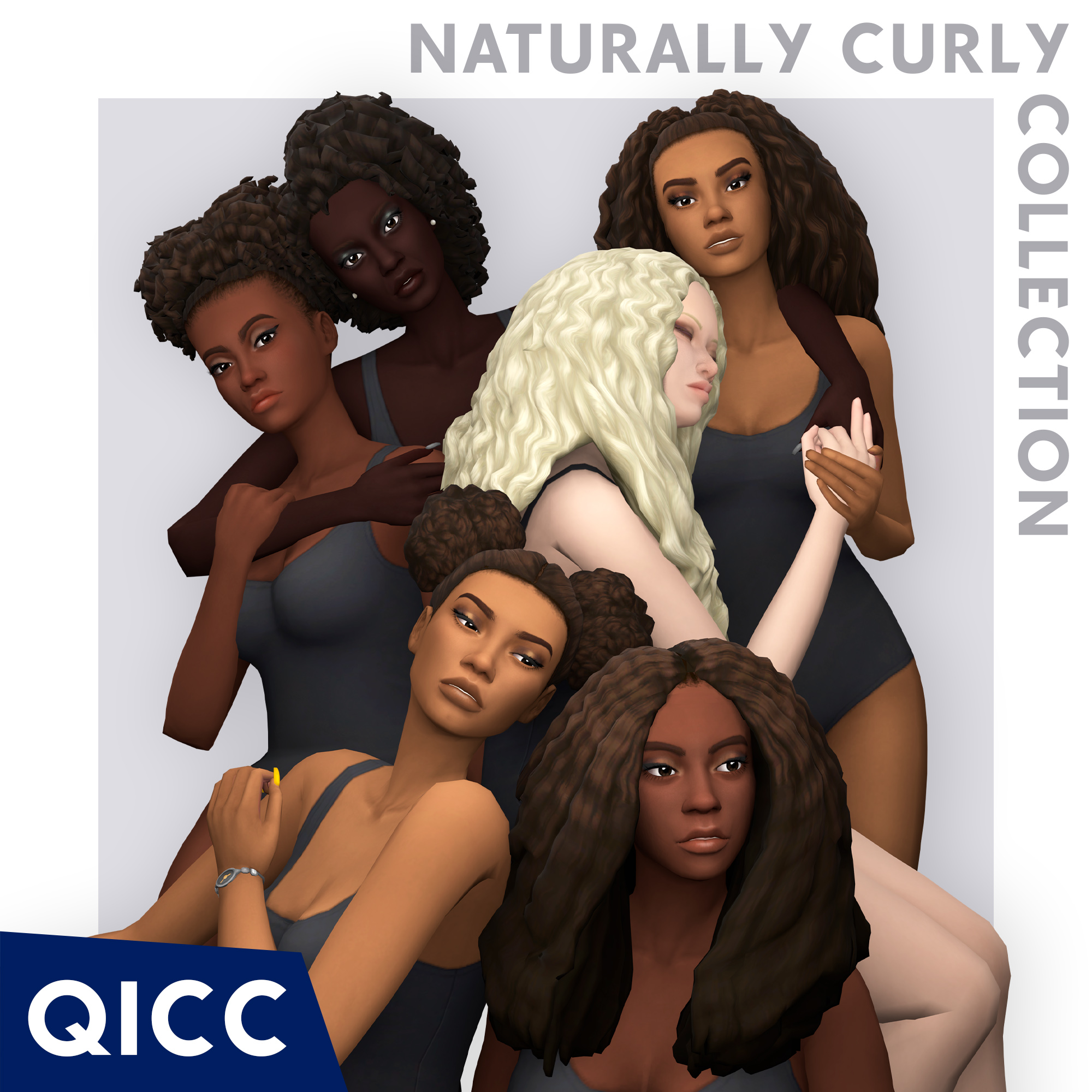 QICC - Genevieve Hair - The Sims 4 Create a Sim - CurseForge