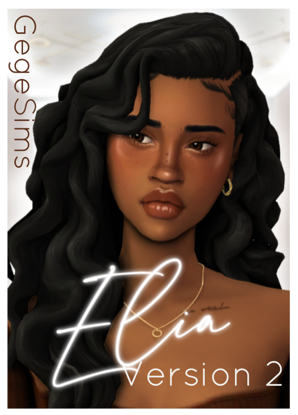 GegeSims - Elia Hair Screenshots - Create a Sim - The Sims 4