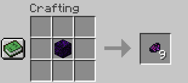 Crying Obsidian Nugget Recipe