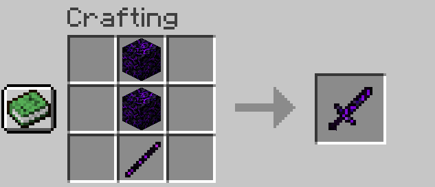 Crying Obsidian Sword Recipe