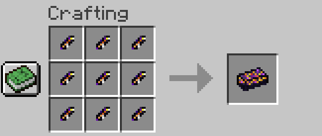 Dispirityte Ingot Recipe 2 (Crafting Table)