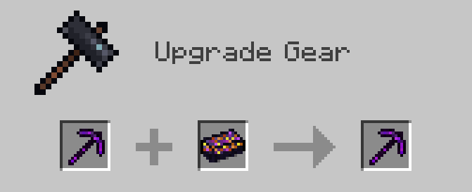 Crying Obsidian Pickaxe Tier 1 Recipe