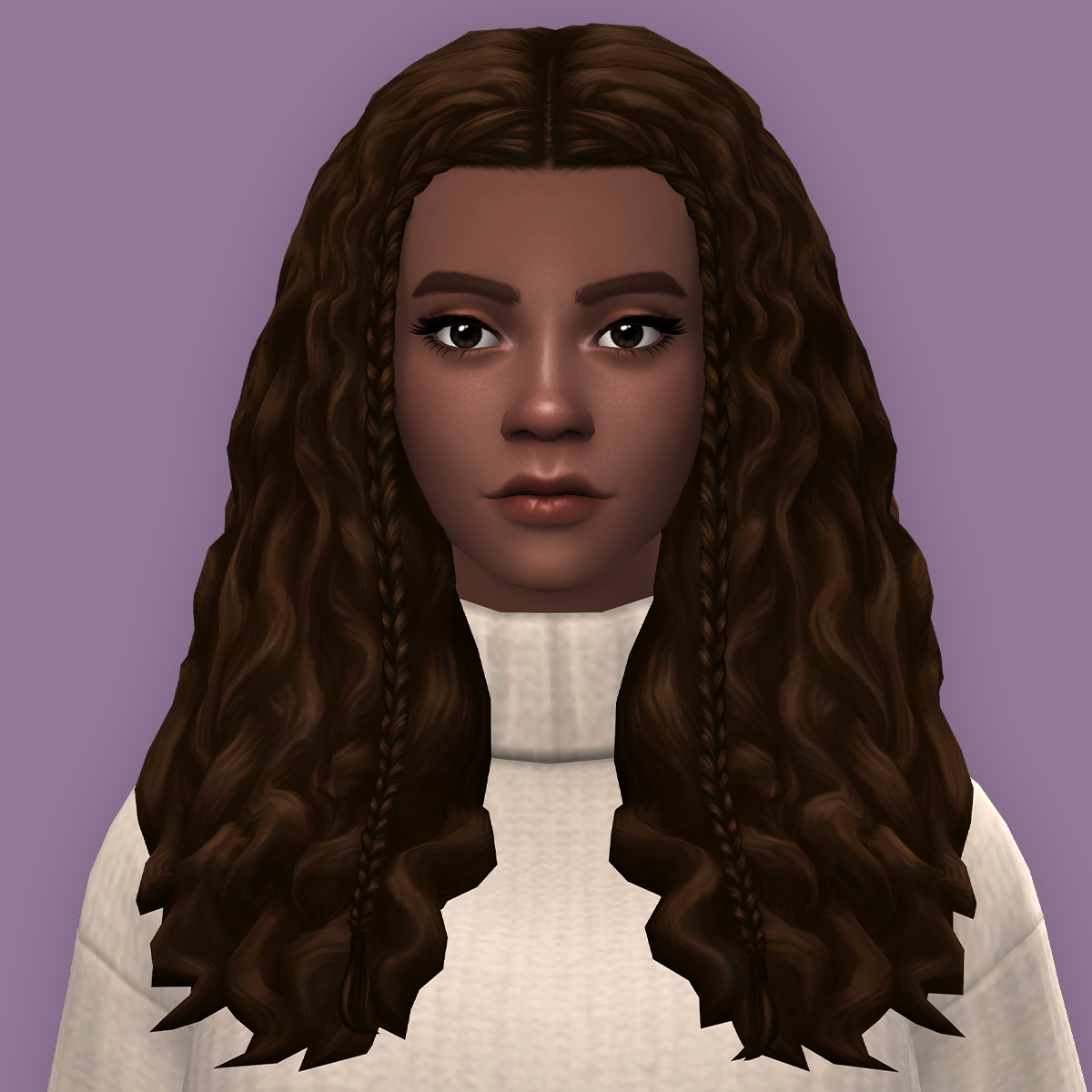 QICC - Cynthia Hair - The Sims 4 Create a Sim - CurseForge