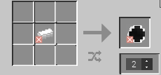 This is how you craft musket ammunition/Musket balls
using an iron ingot