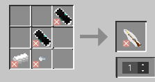 This how to craft a musket using 2 pipes an iron nugget and an iron ingot