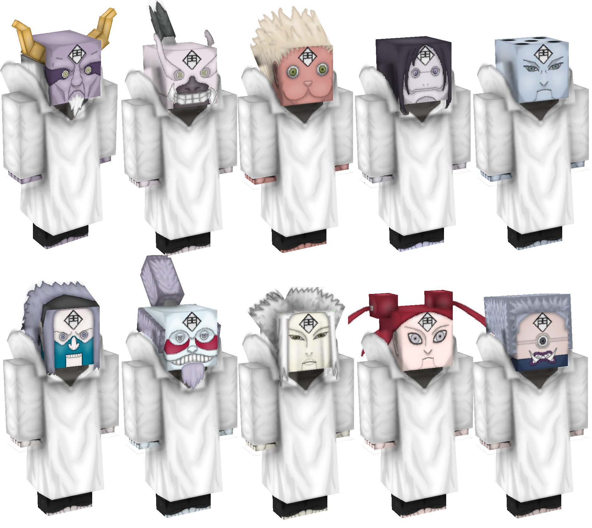Chikamatsu 10 puppets