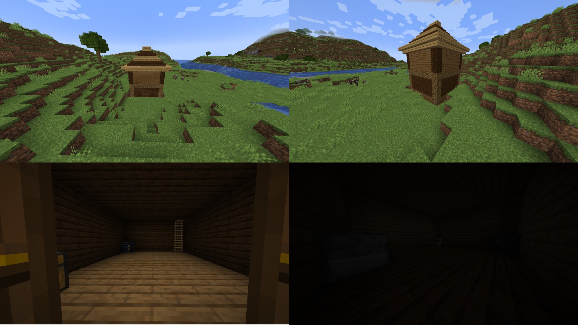 this is a little house with starter loot