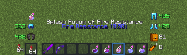 Font on a splash potion of Fire resistance