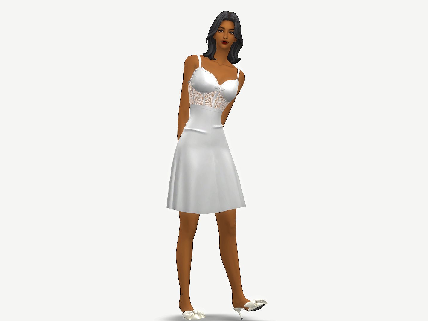 ﻿vera Slip Dress The Sims 4 Create A Sim Curseforge