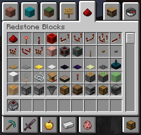 organized creative tab (1.19.3)