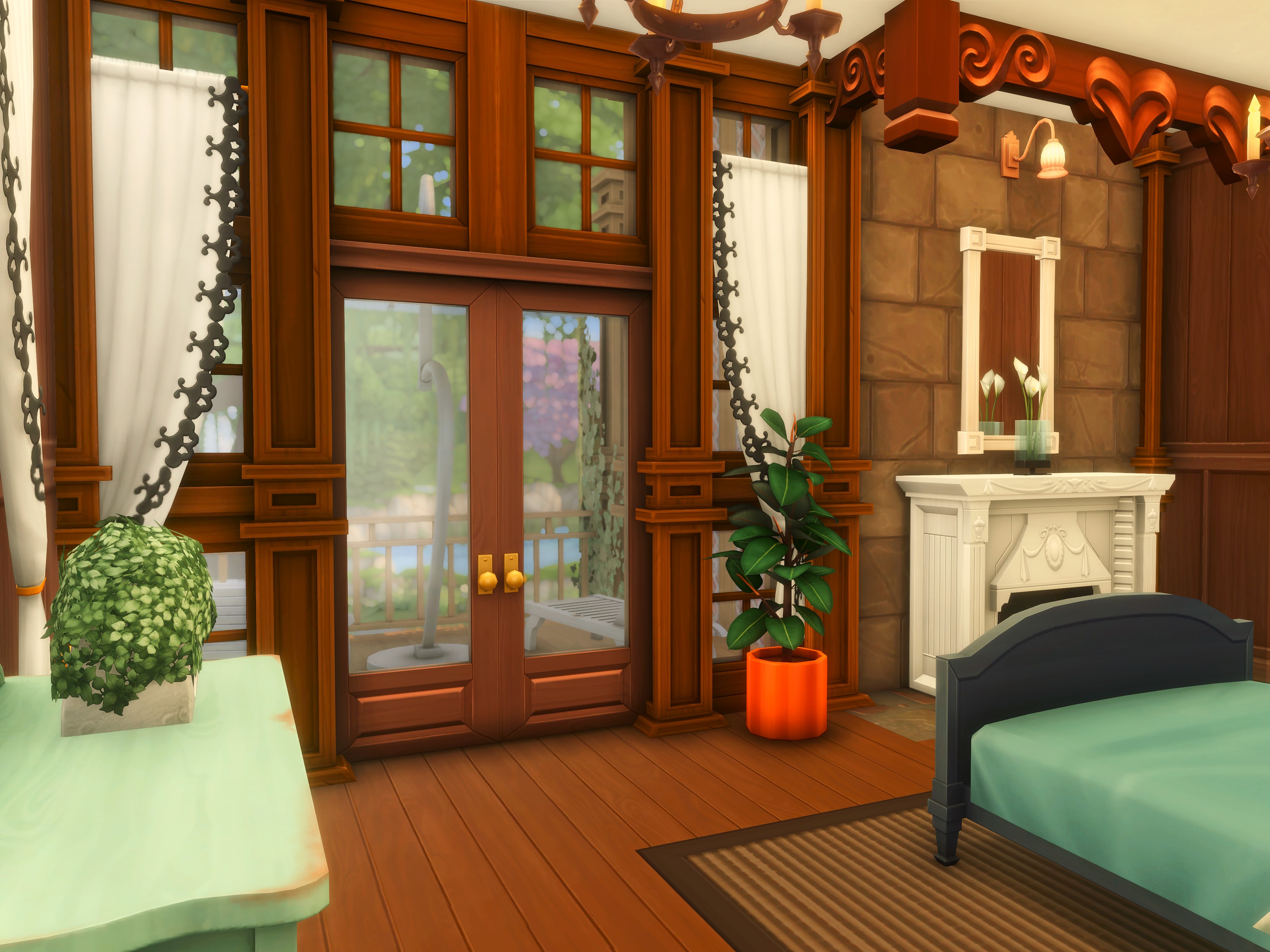 Foxcote Terrace by QubeDesign - The Sims 4 Rooms / Lots - CurseForge