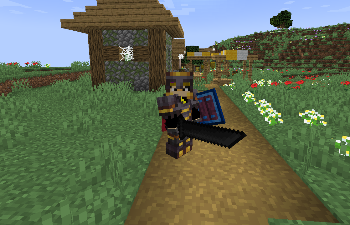Tinker's Construct, Upgraded Core and (not in screenshot) Useful Backpacks mods