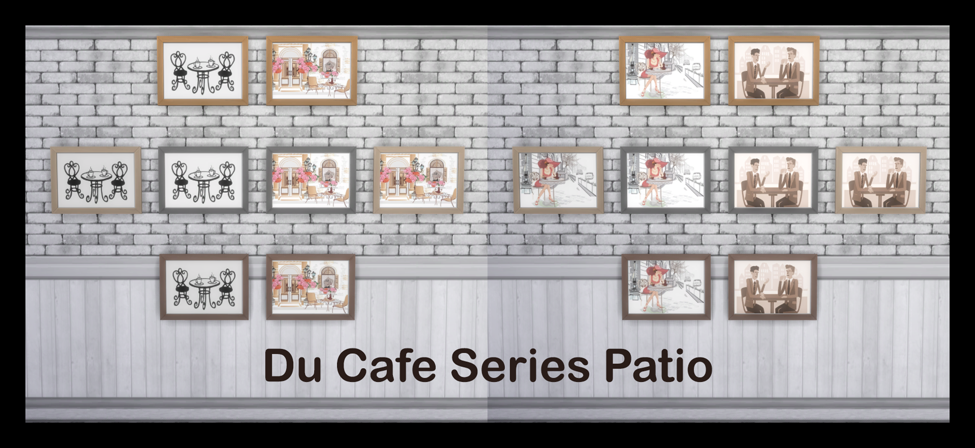 Du Cafe - Multiple Item Set - The Sims 4 Build / Buy - CurseForge