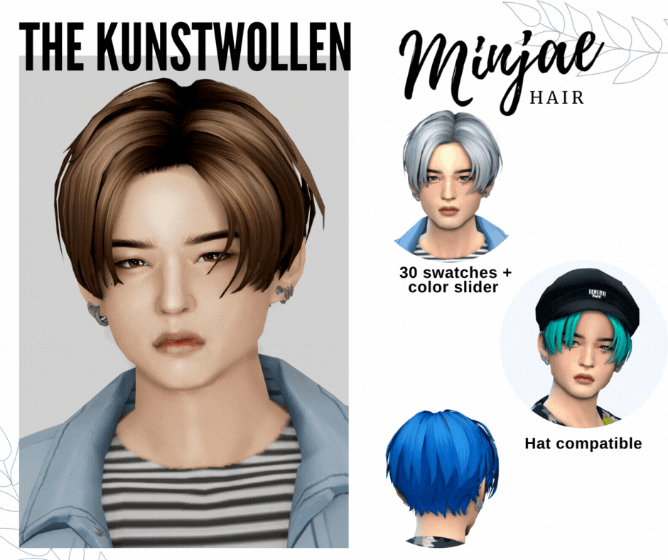 Minjae Hair The Sims 4 Create A Sim Curseforge