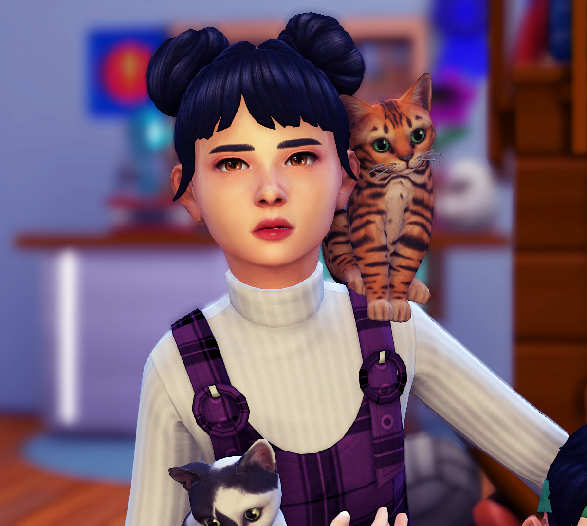 My irl friend wanted to be a catgirl : r/Sims4