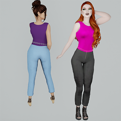 Causal Office Outfit - Screenshots - The Sims 4 Create a Sim - CurseForge