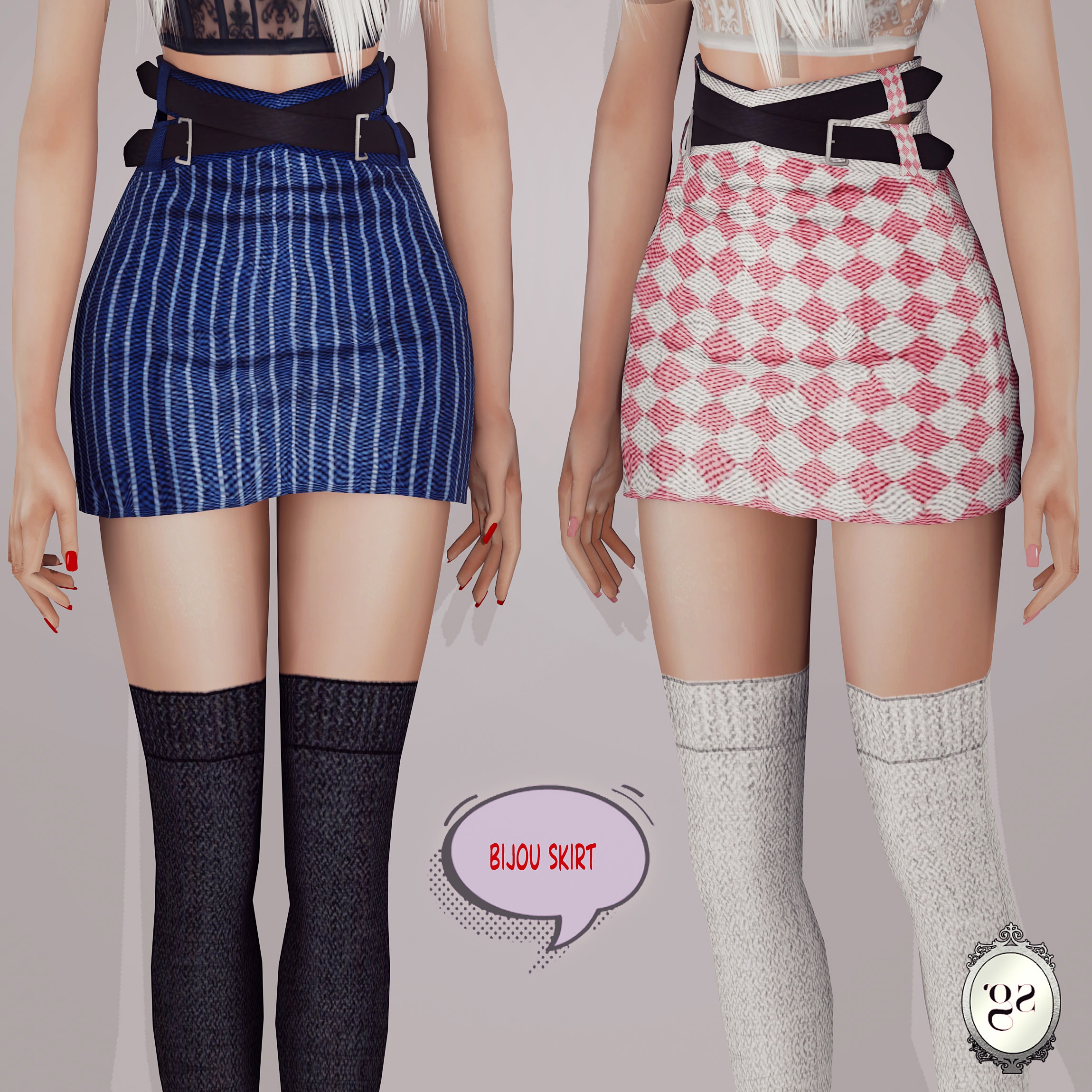Bijou skirt - The Sims 4 Create a Sim - CurseForge