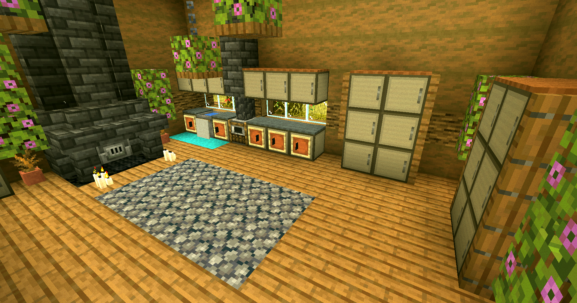 a sample scenery of the Storage Block in use