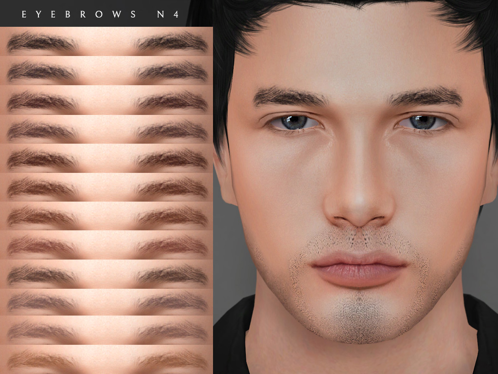 Eyebrows N4 The Sims 4 Create a Sim