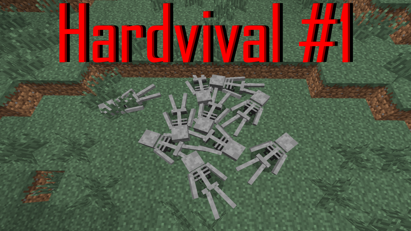 This Is The Thumbnail For My First Video On Hardvival. It Shows Exactly What Will Happen To You If You Don't Sleep/Hide On The First Night Of Hardvival