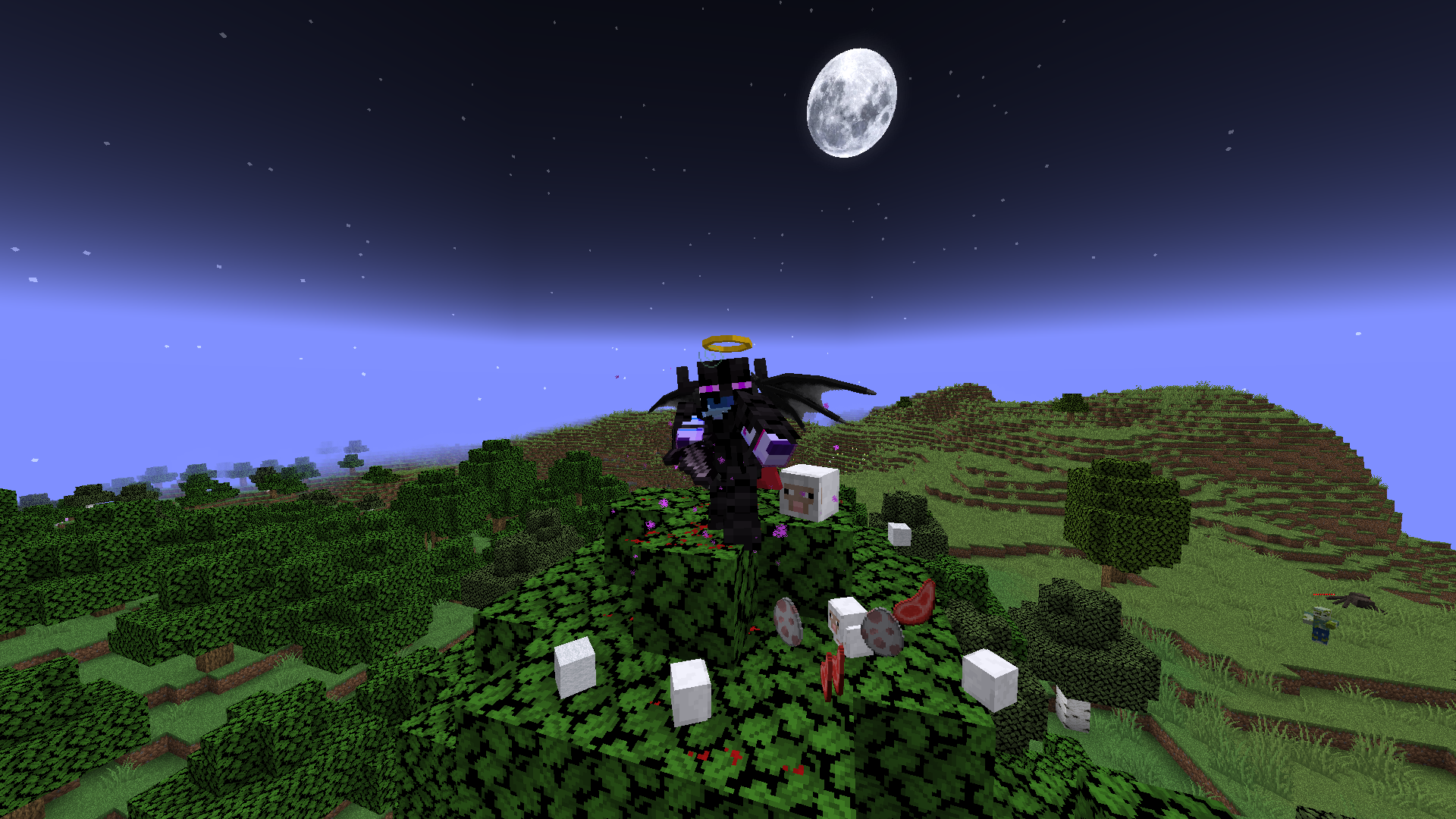 You may have a chance that the mobs will drop their heads, eggs or trophies!! and MORE!!