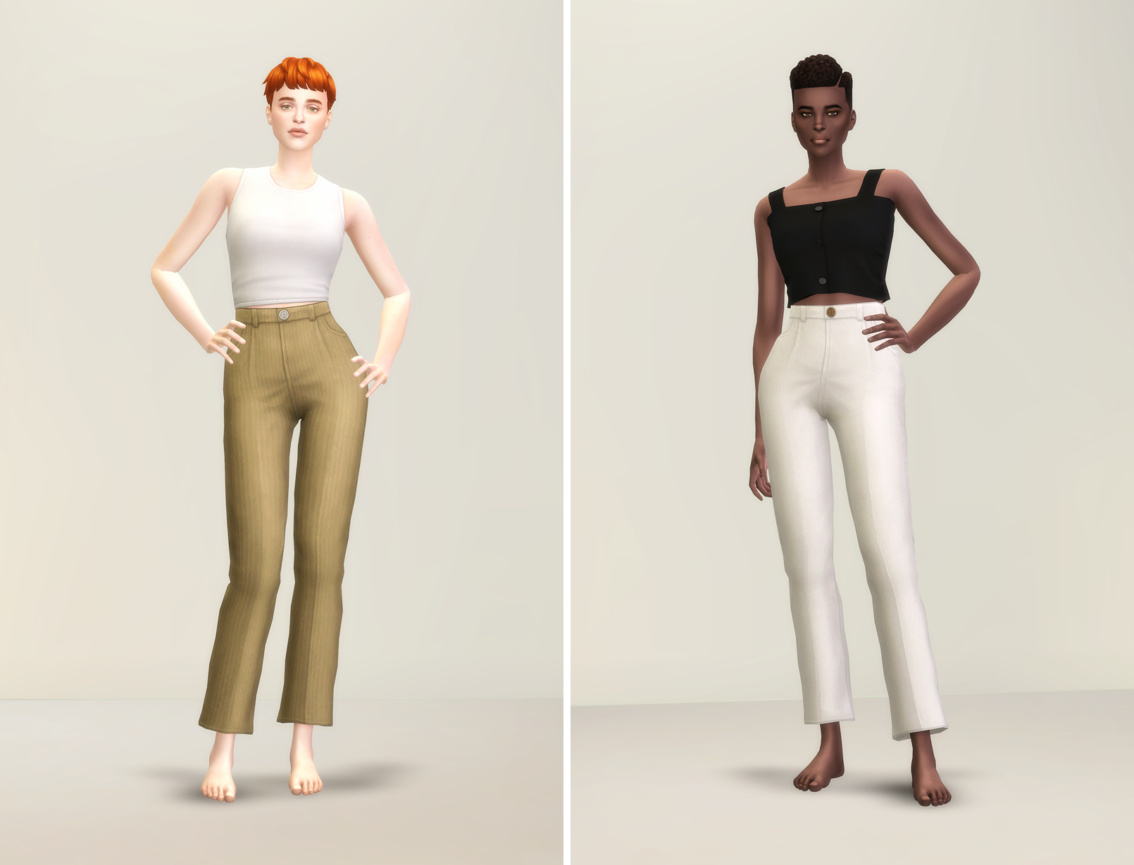 Basic Pants III - The Sims 4 Create a Sim - CurseForge