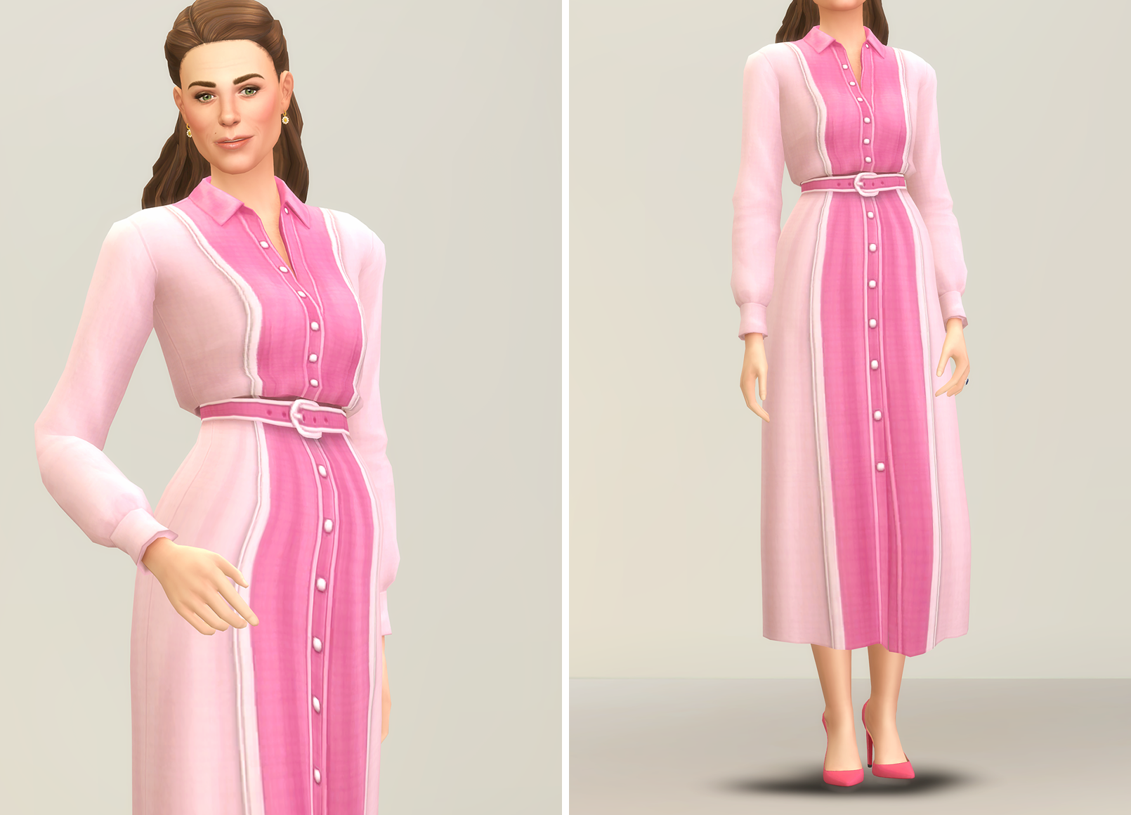 Color Block Dress & Shirt Set - Create a Sim - The Sims 4 - CurseForge