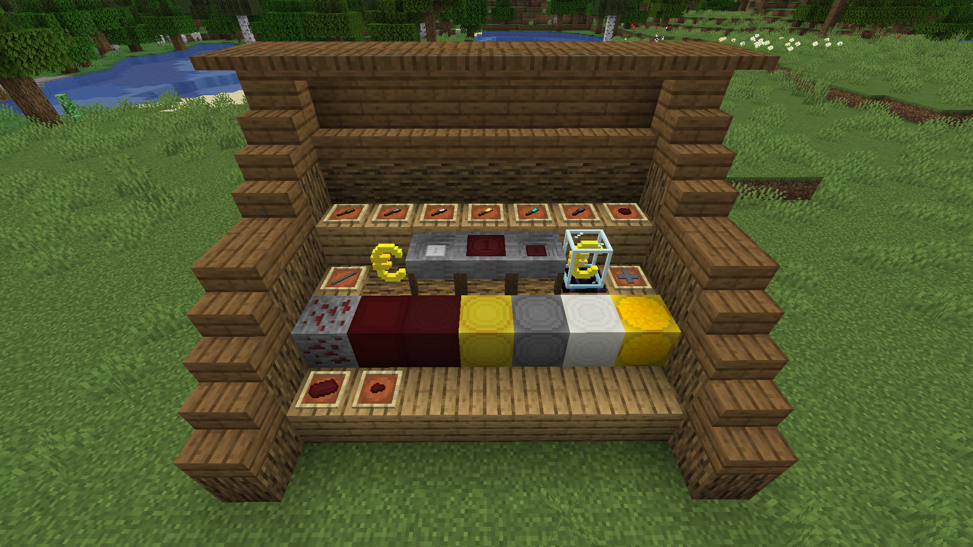All the blocks and items from decoration to utility blocks