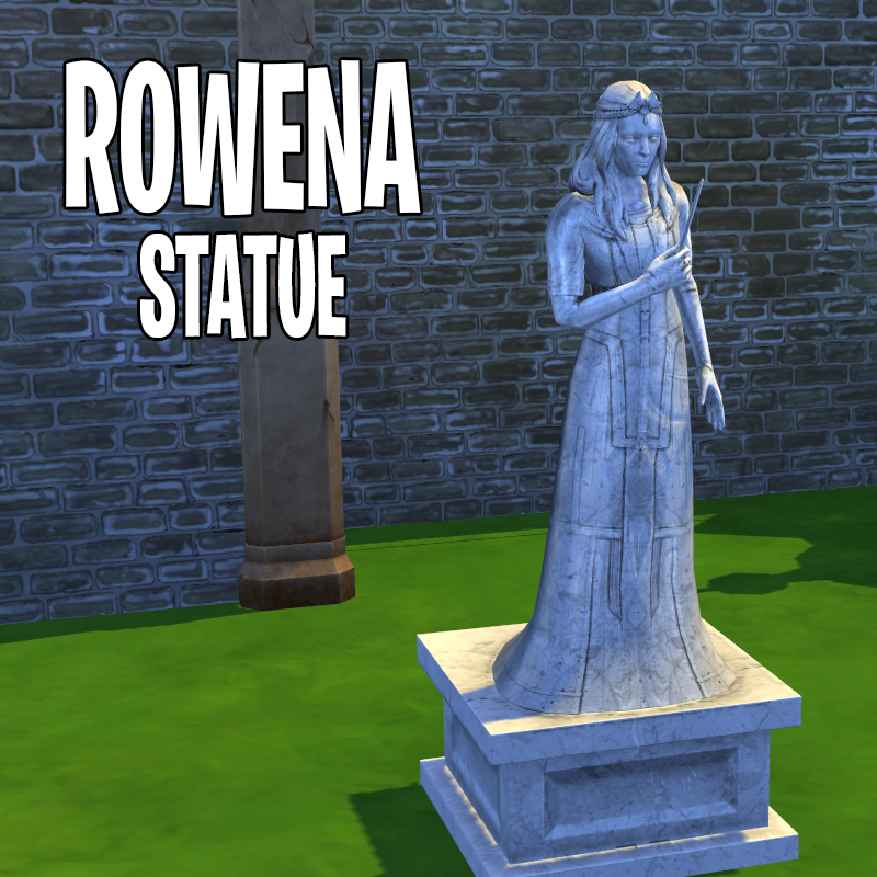 Rowena statue by Jochi The Sims 4 Build / Buy
