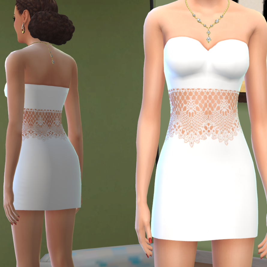 Classic String Lace Brassiere - The Sims 4 Create a Sim - CurseForge