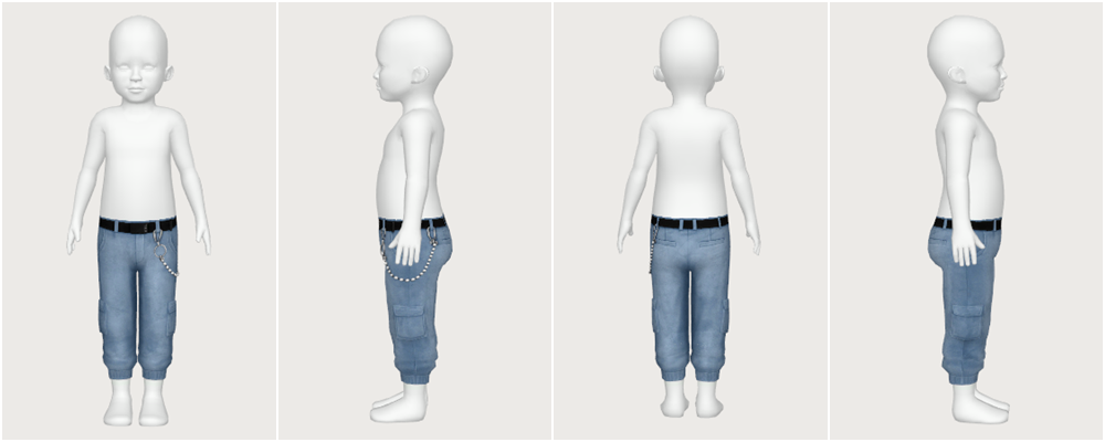 jeon cargos - toddler - The Sims 4 Create a Sim - CurseForge