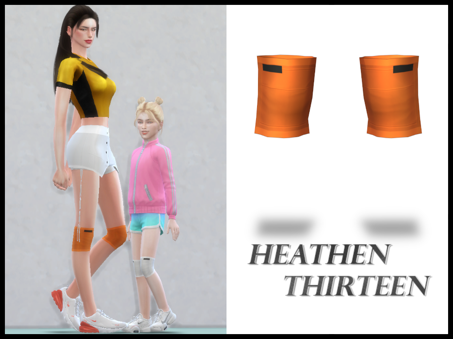 Knee Pad (Acc Tights) The Sims 4 Create a Sim