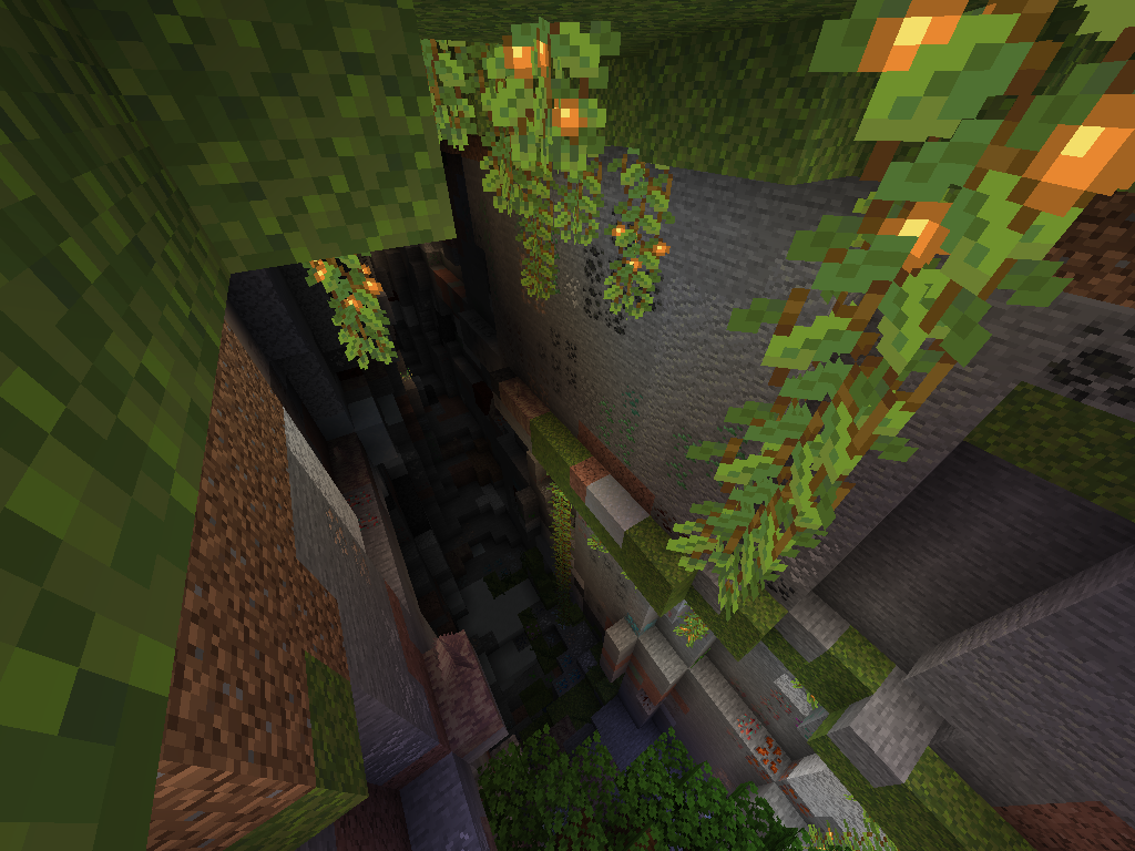 Showing Beta 1.1 mod addition (Caves and Cliff port)