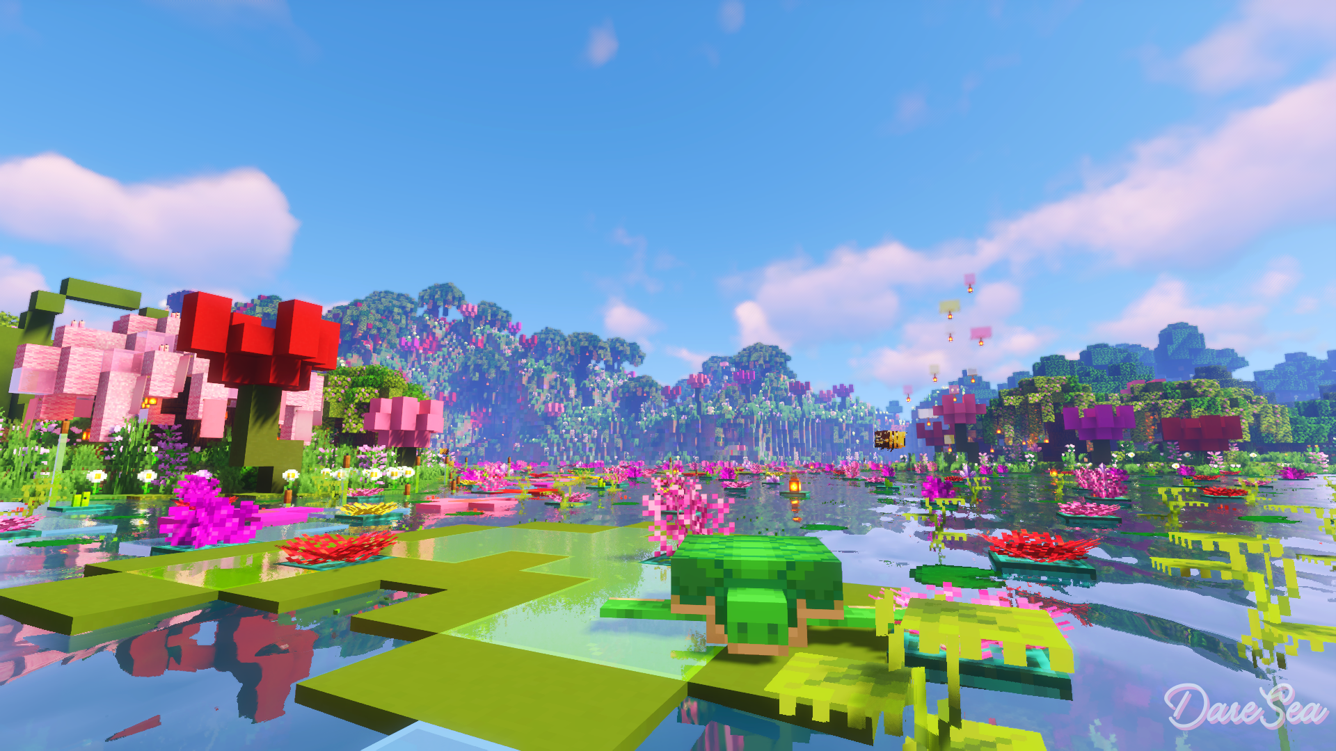 Here is a image from the front area of Phase 3 with all the turtles