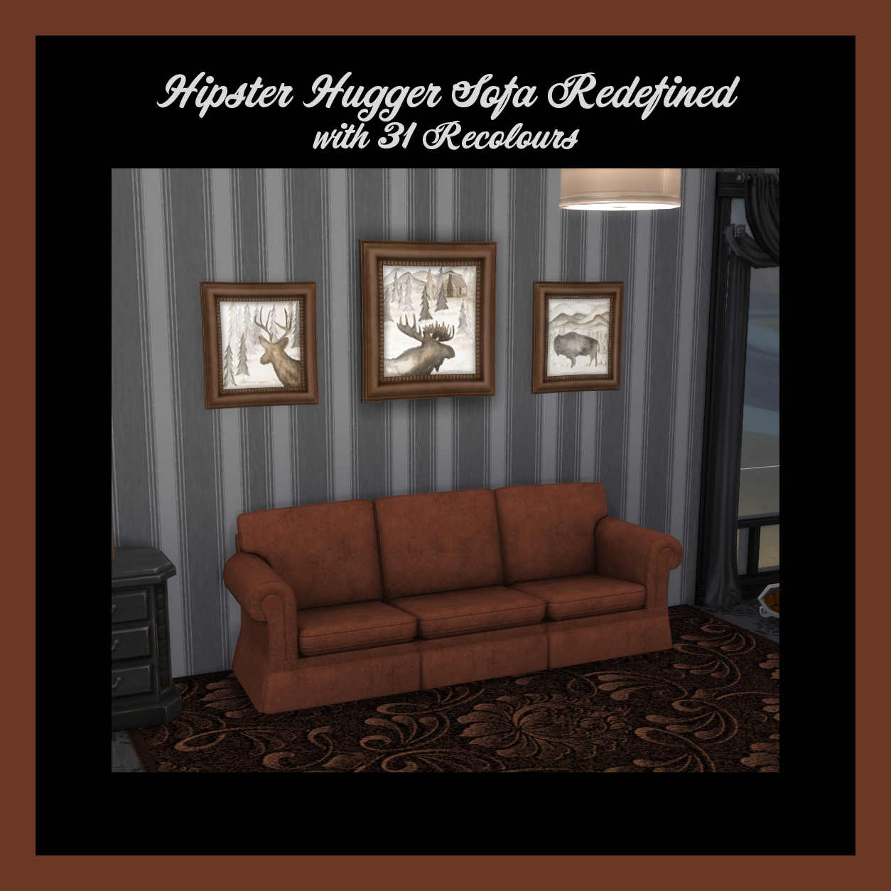 Hipster Hugger Sofa Redefined The Sims 4 Build Buy Curseforge