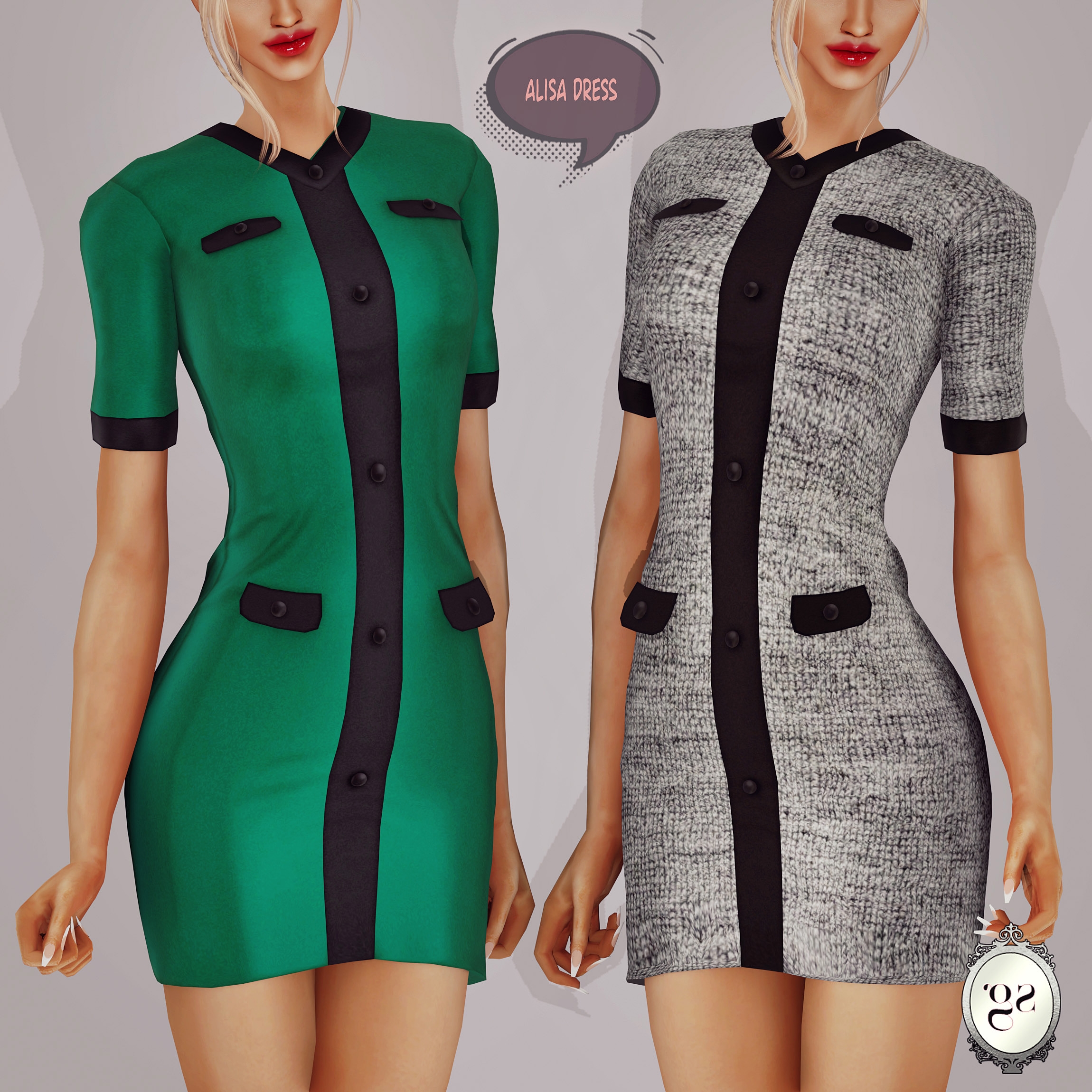 AZALEA DRESS - The Sims 4 Create a Sim - CurseForge