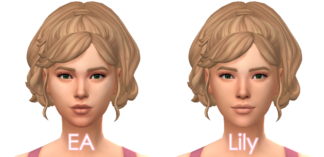 default and non default skins sims 4