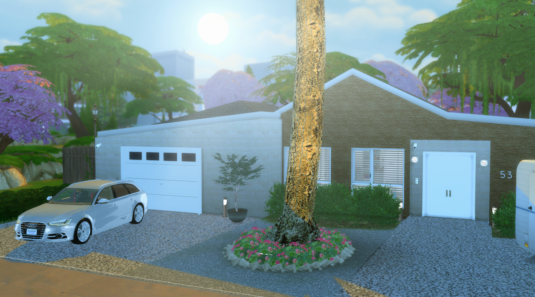 Singe Mom House & Baby Image