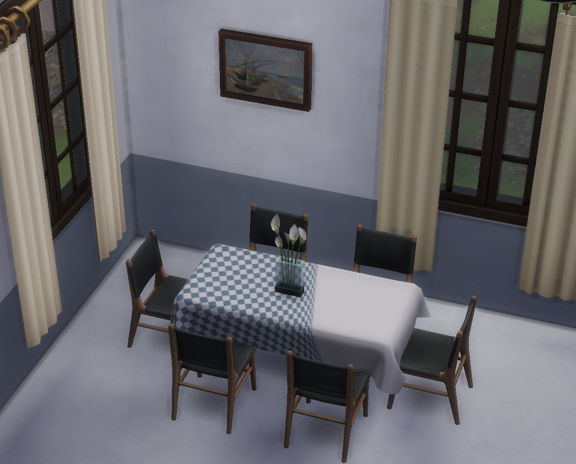 Chequered tablecloth table - The Sims 4 Build / Buy - CurseForge