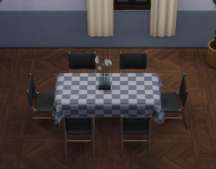 Chequered tablecloth table - The Sims 4 Build / Buy - CurseForge