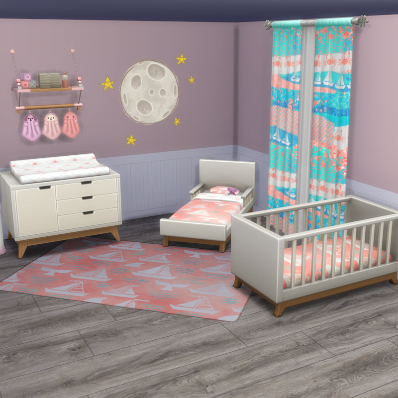 Beach Dreams Nursery Set - The Sims 4 Build / Buy - CurseForge