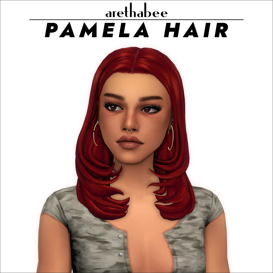 Luna Hair - Aretha - The Sims 4 Create a Sim - CurseForge