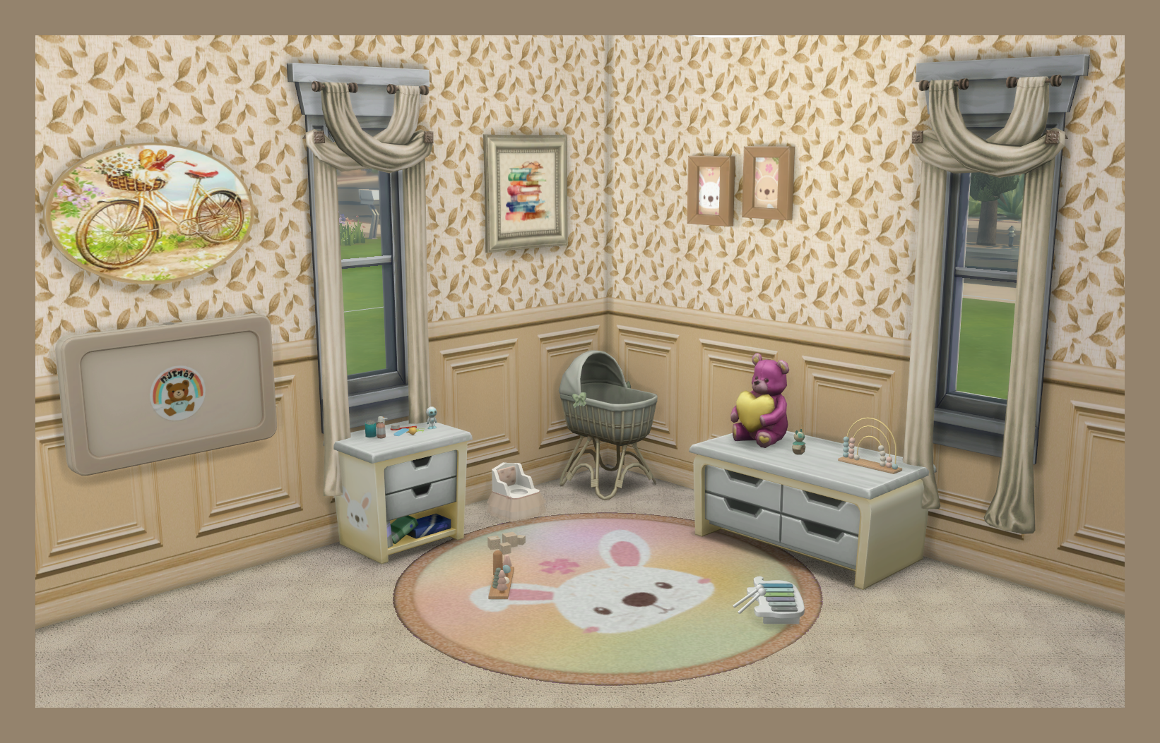 Paneling 2 in game decorating idea